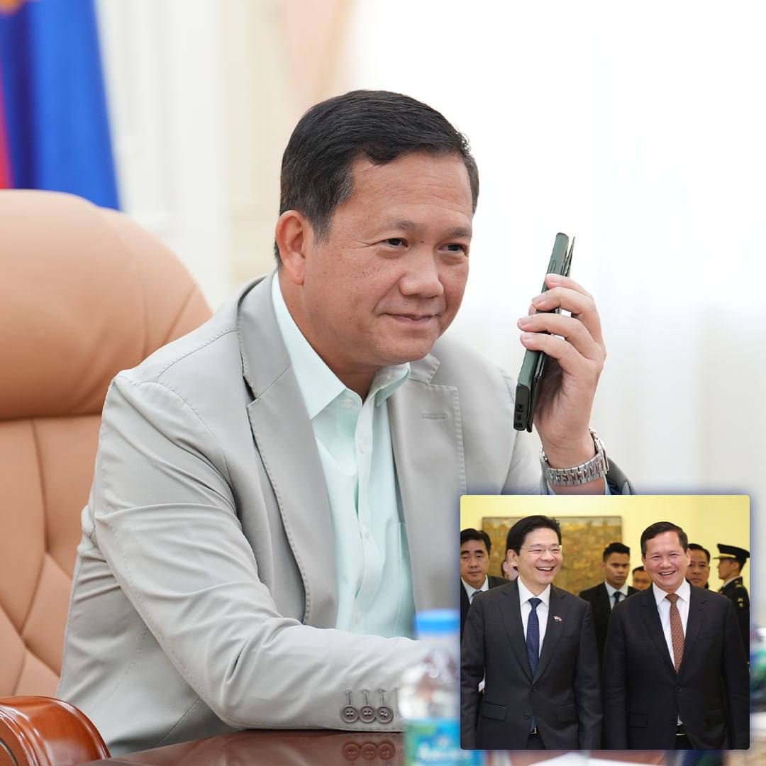 សម្តេចធិបតី ហ៊ុន ម៉ាណែត អបអរសាទរចំពោះជោគជ័យរបស់គណបក្សសកម្មភាពប្រជាជន (People’s Action Party) របស់ឯកឧត្តម Lawrence Wong