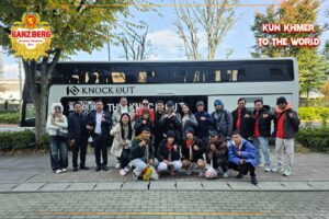 កក្រើកសង្វៀនគុនខ្មែរ Ganzberg ដឹកនាំ BA និង​​​ កីឡាករជាច្រើនរូបទៅឆាកអន្តជាតិ