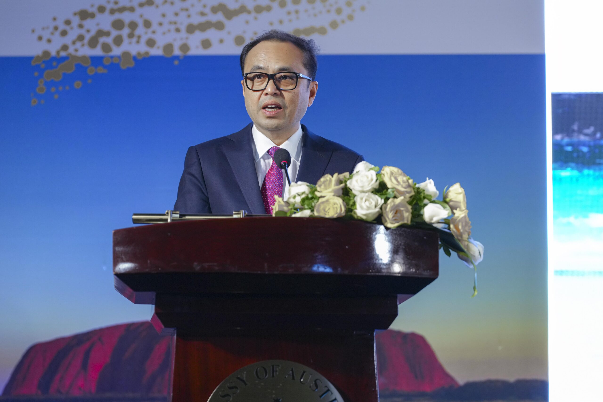 ឧបនាយករដ្ឋមន្រ្តីប្រចាំការ វង្សី វិស្សុត អញ្ជើញជាភ្ញៀវកិត្តិយសតំណាងរាជរដ្ឋាភិបាល ក្នុងពិធីអបអរសាទរបុណ្យជាតិអូស្ត្រាលី ឆ្នាំ២០២៦