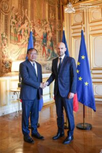 បារាំងគាំទ្រគោលជំហររបស់កម្ពុជា ក្នុងការដោះស្រាយជម្លោះព្រំដែនដោយសន្តិវិធី ស្របតាមច្បាប់អន្តរជាតិ ថែរក្សាសន្តិភាព និងស្ថិរភាព