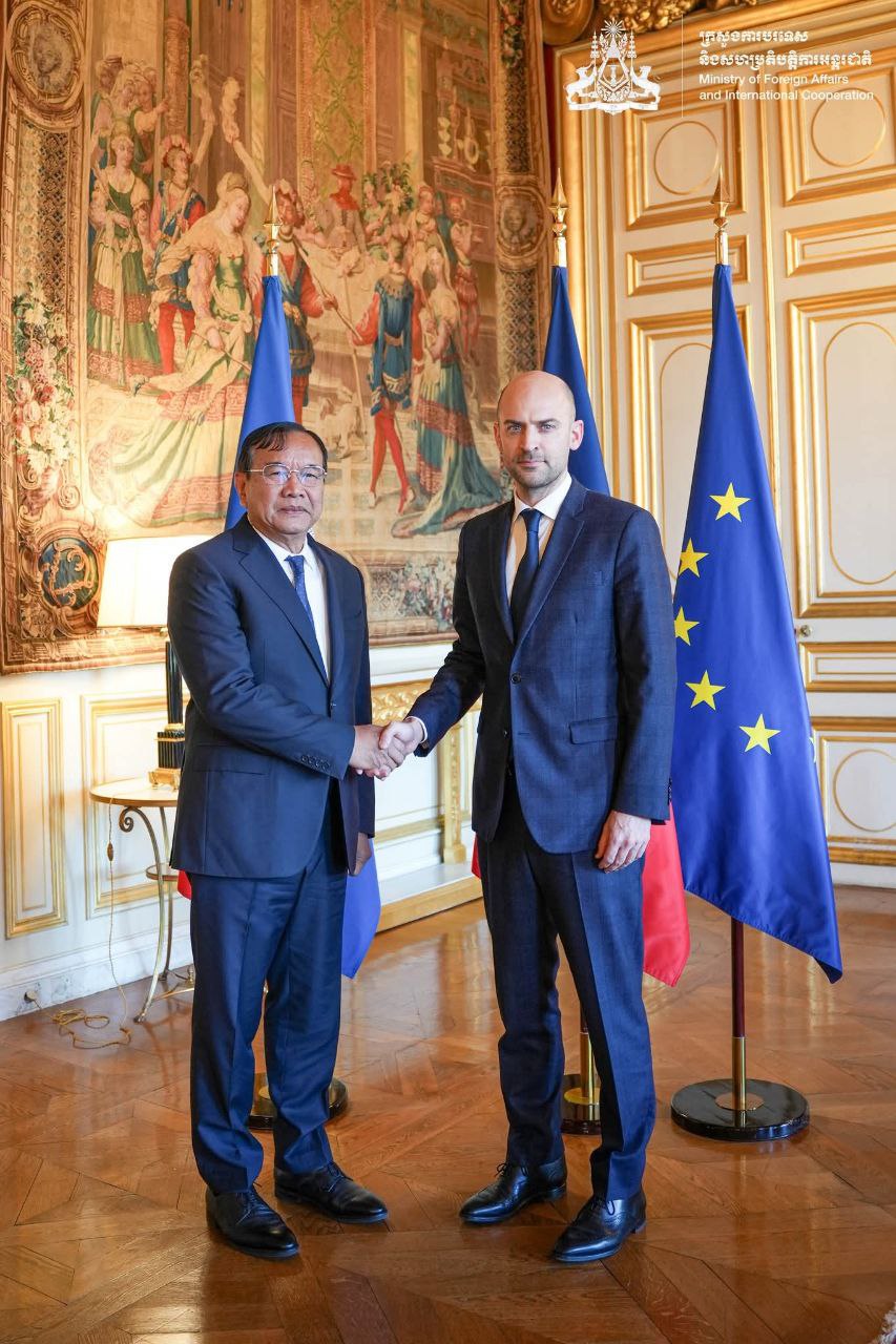 បារាំងគាំទ្រគោលជំហររបស់កម្ពុជា ក្នុងការដោះស្រាយជម្លោះព្រំដែនដោយសន្តិវិធី ស្របតាមច្បាប់អន្តរជាតិ ថែរក្សាសន្តិភាព និងស្ថិរភាព