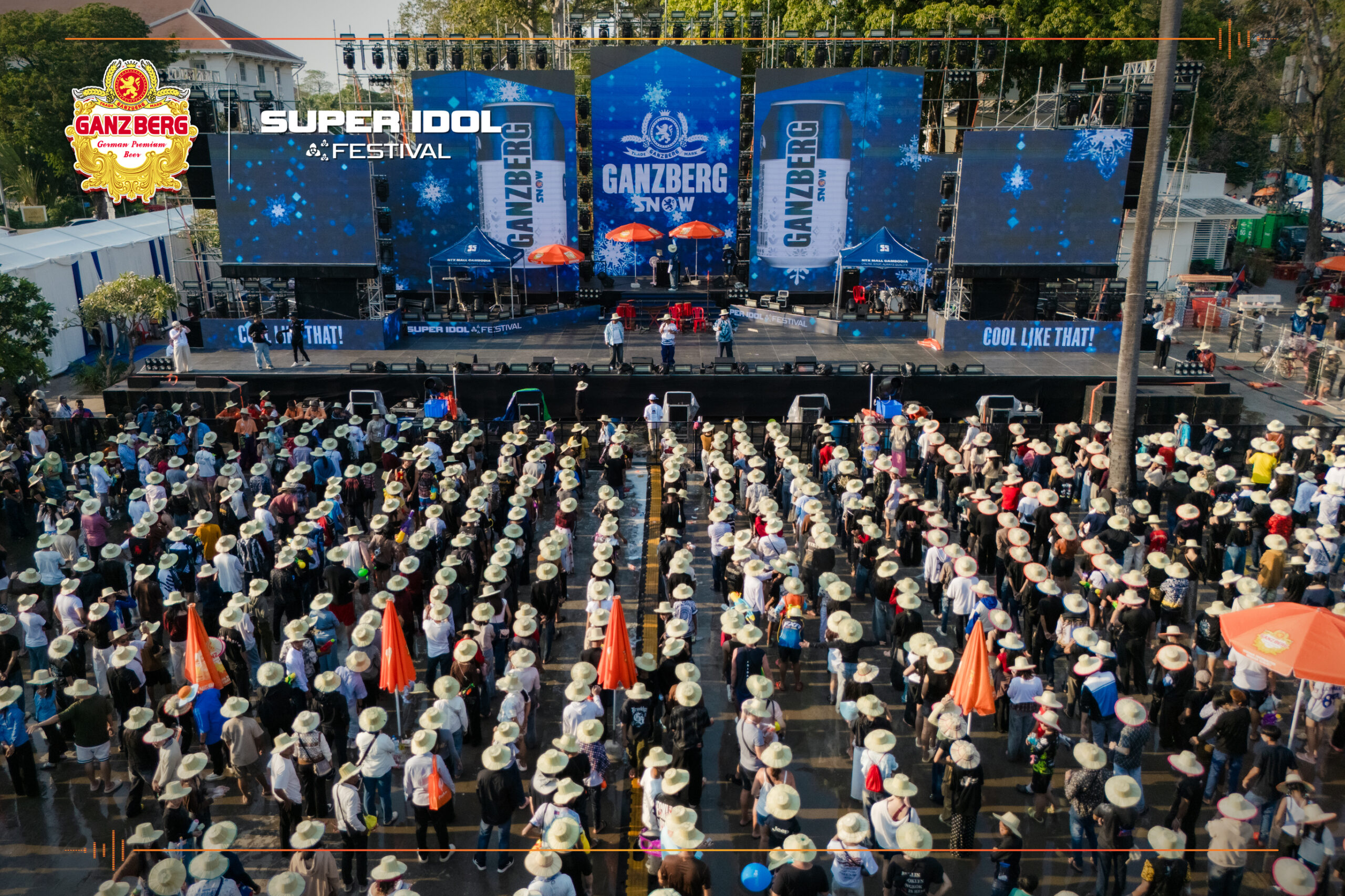 អស្ចារ្យខ្លាំងហ្មងមានអ្នករាំម៉ាឌីហ្សុនចំនួន 2026 នាក់ នៅ Ganzberg Super Idol Festival ទឹកដីសៀមរាប