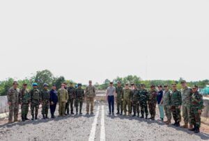 ក្រុមអនុព័ន្ធយោធាបរទេស (MACPP) បន្តដំណើរចុះសង្កេតការណ៍និងផ្ទៀងផ្ទាត់អំពីស្ថានភាពនៅស្ពានស្ទឹងមេទឹក ខេត្តពោធិ៍សាត់