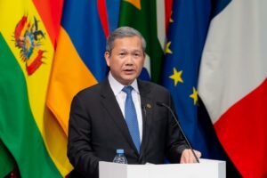 សម្តេចធិបតី ហ៊ុន ម៉ាណែត អញ្ជើញចូលរួមកិច្ចពិភាក្សា និងថ្លែងសុន្ទរកថាគន្លឹះក្នុងកិច្ចប្រជុំកំពូលស្តីពីសុខភាពតែមួយ