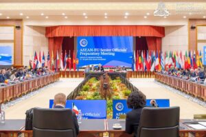 កិច្ចប្រជុំឧត្តមមន្ត្រីអាស៊ាន-សហភាពអឺរ៉ុប ត្រៀមរៀបចំកិច្ចប្រជុំរដ្ឋមន្ត្រីការបរទេសអាស៊ាន-សហភាពអឺរ៉ុប (AEMM) លើកទី២៥