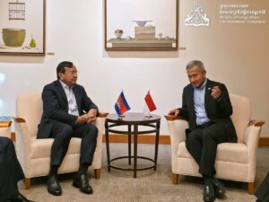 ជំនួបពិភាក្សារវាងឯកឧត្តមឧបនាយករដ្ឋមន្ត្រី ប្រាក់ សុខុន និងសមភាគី បានបង្ហាញការប្តេជ្ញារួមគ្នាក្នុងការពង្រឹង កិច្ចសហប្រតិបត្តិការ ដើម្បីគាំទ្រសន្តិភាព