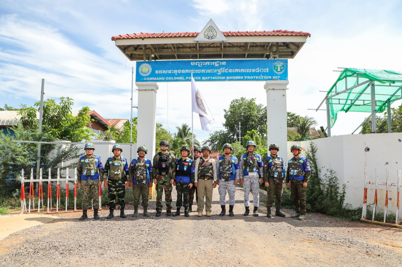 អ្នកសង្កេតការណ៍អាស៊ាន(AOT) ដឹកនាំដោយហ្វីលីពីនចុះសង្កេតការណ៍ ផ្ទៀងផ្ទាត់និងរាយការណ៍អំពីស្ថានភាពព្រំដែននៅតំបន់បឹងត្រកួន