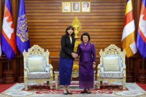 សម្តេចប្រធានរដ្ឋសភា បញ្ជាក់ពីជំហររឹងមាំរបស់កម្ពុជាក្នុងការដោះស្រាយបញ្ហាព្រំដែនសមុទ្រត្រួតស៊ីគ្នាជាមួយថៃ ដោយសន្តិវិធី ខណៈ UN ប្រកាសគាំទ្រពេញទំហឹង