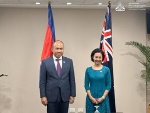 កម្ពុជា-អូស្ត្រាលី ប្តេជ្ញាពង្រឹងកិច្ចសហប្រតិបត្តិការតំបន់ និងដោះស្រាយក្តីកង្វល់រួម