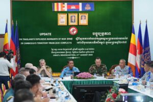 អគ្គនាយកស៊ីម៉ាក់ធ្វើបទបង្ហាញអំពីបច្ចុប្បន្នភាពនៃស្ថានភាពសំណល់យុទ្ធភណ្ឌសង្គ្រាមរបស់យោធាថៃនៅលើបូរណភាពទឹកដីកម្ពុជាក្នុងសង្គ្រាមឆ្នាំ២០២៥