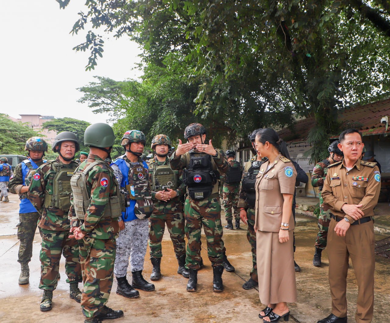 ក្រុម AOT បន្តចុះសង្កេតការណ៍ ផ្ទៀងផ្ទាត់និងរាយការណ៍អំពីស្ថានភាពនៅច្រកទ្វារព្រំដែនអន្តរជាតិចាំយាម