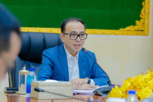 ឯកឧត្តមឧបនាយករដ្ឋមន្ត្រីប្រចាំការ វង្សី វិស្សុត ដឹកនាំកិច្ចប្រជុំផ្ទៃក្នុងថ្នាក់ដឹកនាំទីស្តីការគណៈរដ្ឋមន្រ្តី ដើម្បីពិនិត្យវឌ្ឍនភាពការងារ និងបន្តលើកកម្ពស់ប្រសិទ្ធភាពការងារ